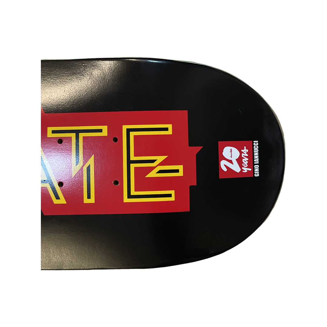 Rare Gino Iannucci 20th Anniversary Chocolate Skateboard Deck | eBay
