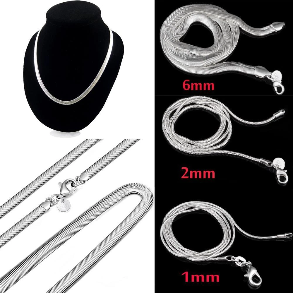 modabilé Collana a serpente da donna in argento sterling 925