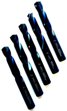 LETTER Z (.4130") HSS SCREW MACHINE LENGTH STUB DRILL- BLACK - NACHI 563 -5 PCS