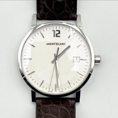 MONTBLANC Watch Summit 7093 White Dial Date 38mm 19cm Stainless