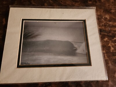 Malou Mallison Signed Photograph Hawaii Surfing