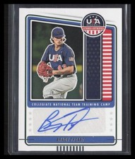 BRADY TYGART 2023 Stars and Stripes Autograph Patch Collegiate Training Camp