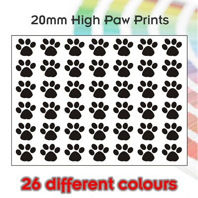 Tennessee State Paw Print Shaped Sticker Decal - Self Adhesive Vinyl Weatherproof Made In Usa Dog Dogs Cat Cats Pet Pets Puppy Prints