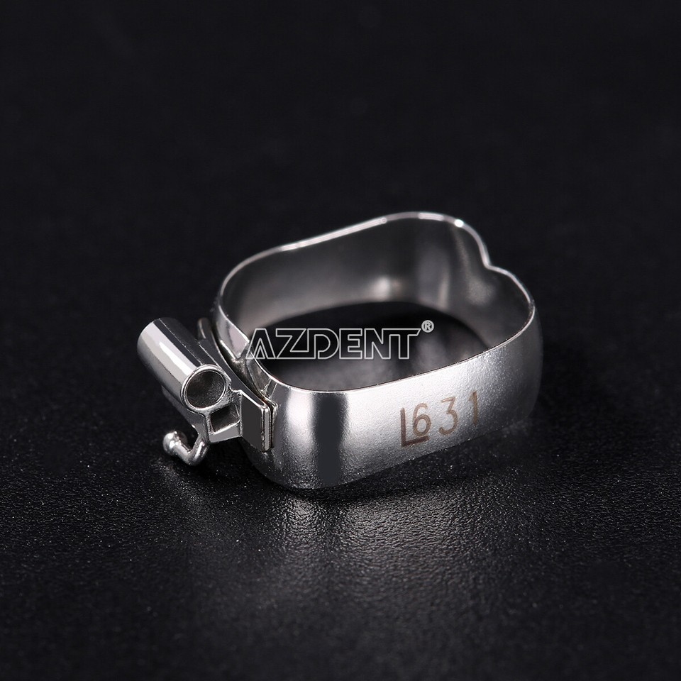 Tubo Ortodontico Molare AZDENT Tubo Buccale Ortodontico AZDENT Per Primo Molare - MBT 022, Fascia Rossa, Metallo Autan Family Care