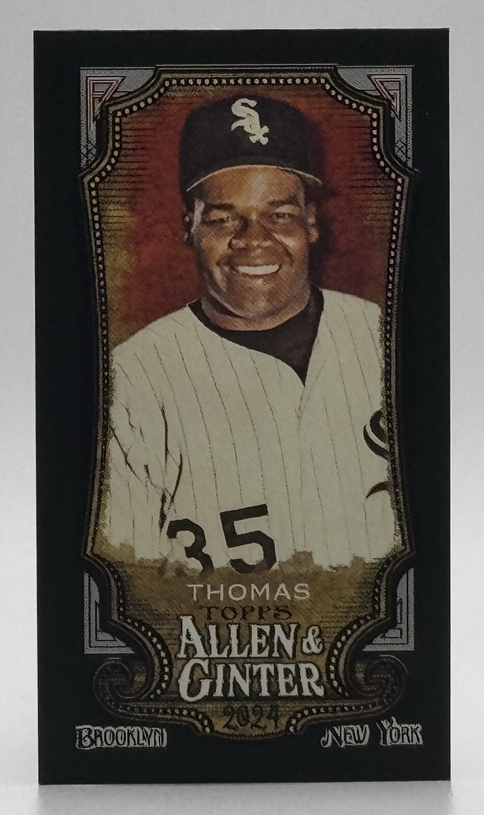 2024 Topps Allen & Ginter - Mini Black Border #188 Frank Thomas Chicago Sox