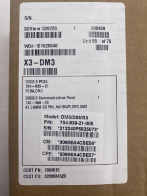 ALPHA X3-DM3 DSM33 704-939-21-005 STATUS MONITORING TRANSPONDER