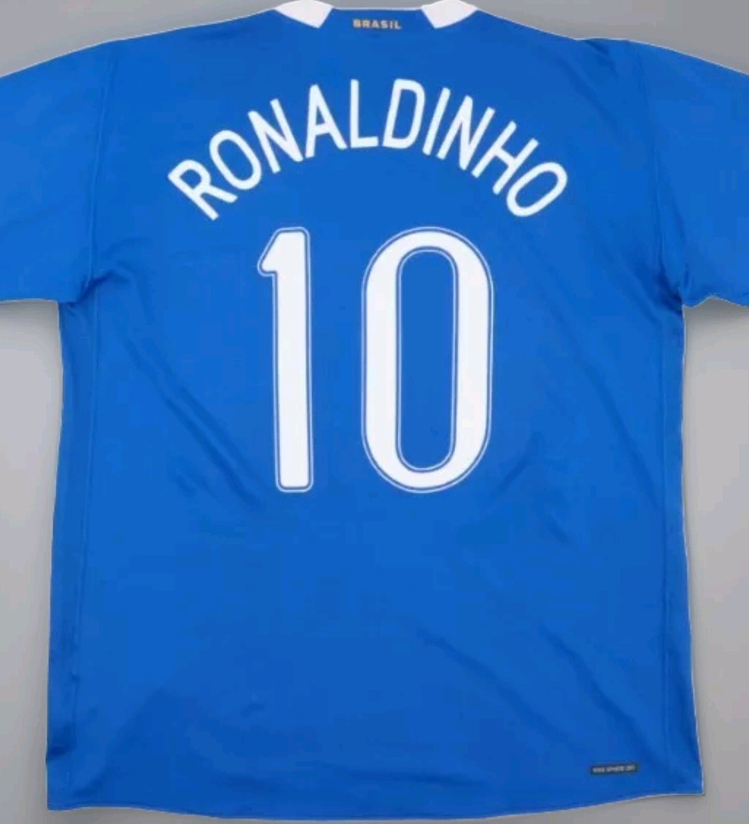 Brazil RONALDINHO 2006 2008 Jersey Soccer Brasil World Cup
