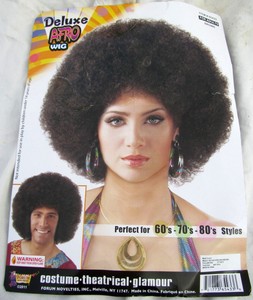 afro wig halloween