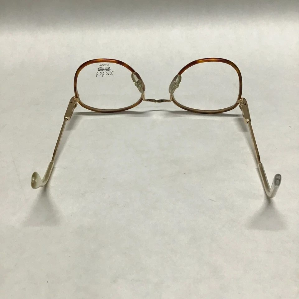 Monturas de diseño vintage Lafont Youth 45 Gold Tortoise M204 44-18-115 Foto 2 de 4
