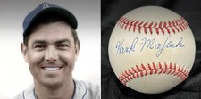 RARE Hank Majeski (died 1991) PSA/DNA Signed Baseball NY Yankees White Sox