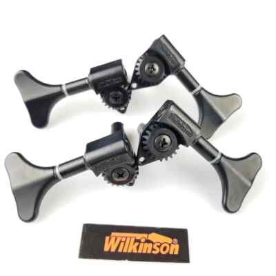 WJB-750 Black Wilkinson Electric Bass Guitar Machine Head Tuner Open Gear
