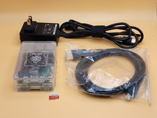 Raspberry Pi 4 Model B 8GB RAM W Case Fan 32 SD Hdmi Power cords