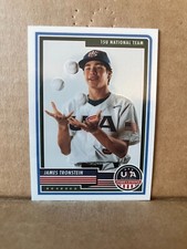 James Tronstein 2023 Panini Stars & Stripes USA Baseball Optichrome Base Card