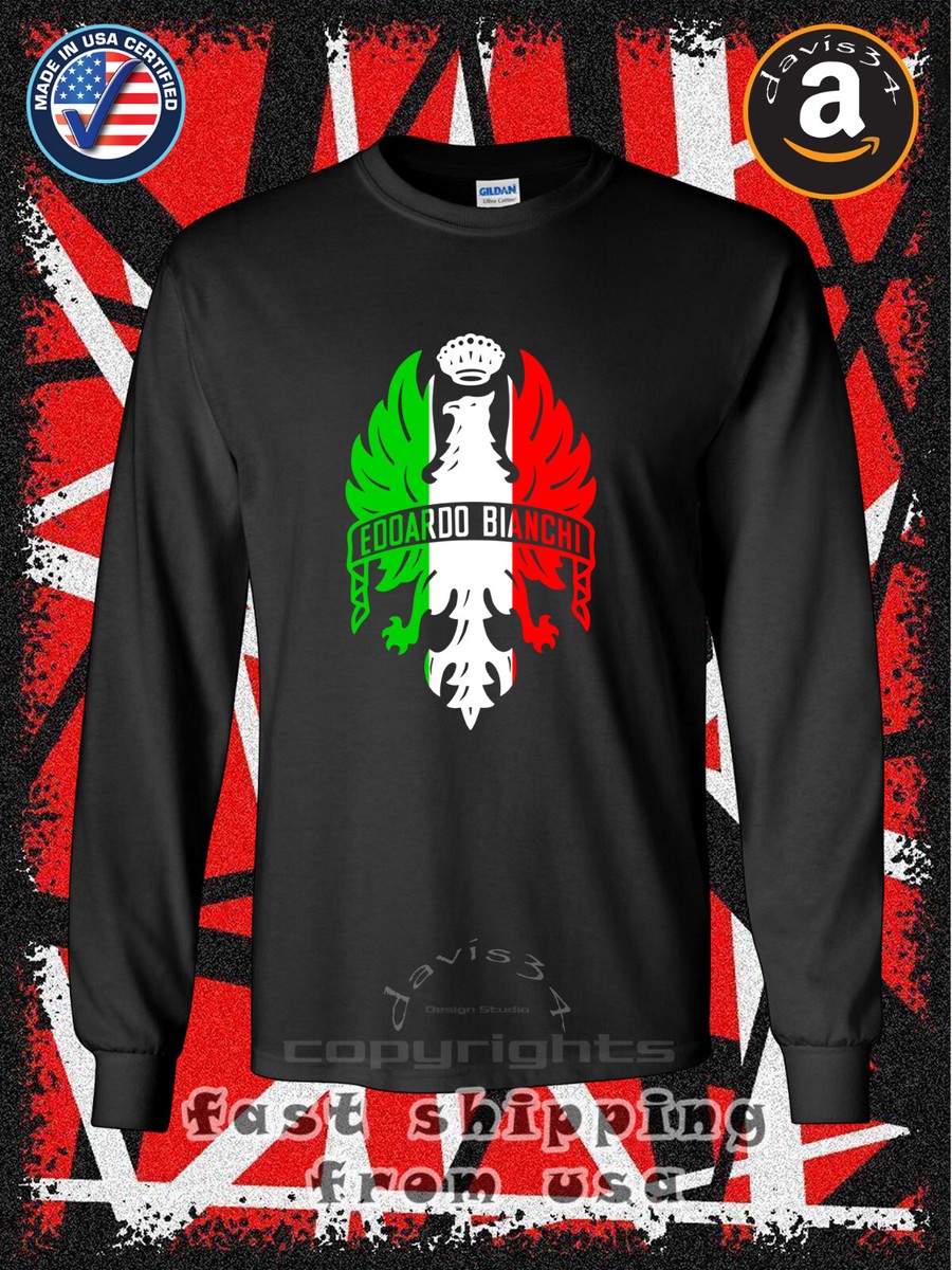 Bianchi Bicycles Since 1885 Logo Men's Long Sleeve T-Shirt