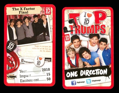 1 x Infokarte Music One Direction - The X Factor Final - R142
