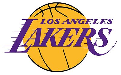 Los Angeles Lakers Logo Wall Decal NBA Basketball Decor Mural Vinyl Sticker