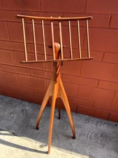 Elegant & unique wood music stand