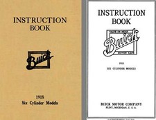 Buick 1918 - Instruction Book 1918 Six Cylinder Models Buick 1918 - Instruction Book 1918 Six Cylinder Models