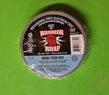WarriorWrap Select 3/4 in. x 60 ft. 7 mil Vinyl Electrical Tape Gray WW-722-GY 