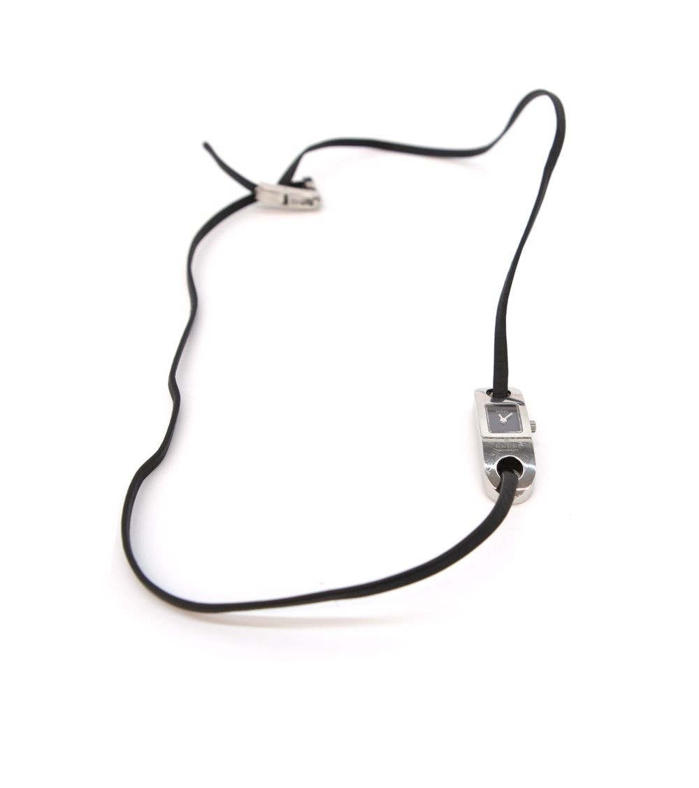 Gucci 6100L Black Strap Watch 1692 146384813 thumbnail 3