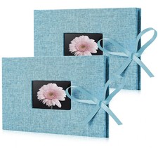 2 Pack Small Photo Album 4x6, Each Picture Album Holds 24 Horizontal Photos, ...