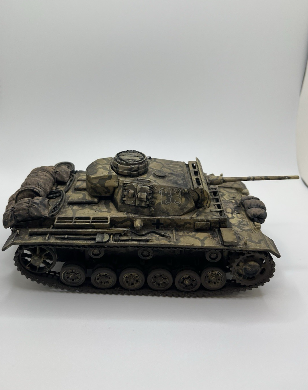 Wheeled Tank Model 1/35 German Panzer 3 WW2 built display model tank | eBay