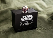 Star Wars X RockLove NEW Boba Fett 3D Helmet Ring in Sterling Silver - Size 10