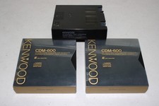3 Kenwood CDM-600 6 CD 5 Inch Compact Disc Magazine Cartridges w/ 2 Sleeves