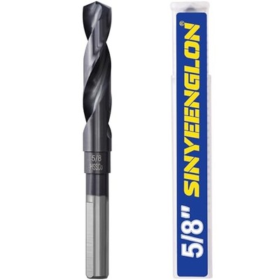 5/8 Cobalt Drill Bit 1/2 Reduced Shank M35 HSS Twist Heavy Duty Drill Bit