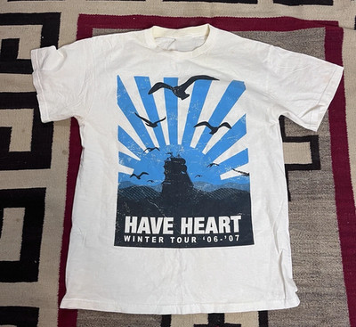 Have Heart Band Winter 2006 2007 Tour Heavy Cotton White T Shirt All Size QT1761