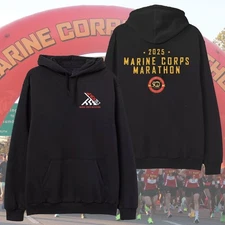 SALE! - Marine Corps Marathon 2025 50th Anniversary Hoodie Reprint Size