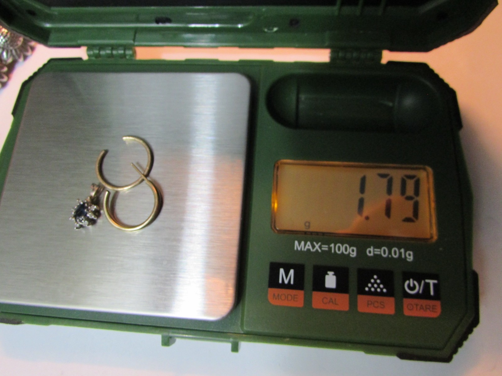 Vintage 10K Solid White + 14K Solid Gold Scrap Lo… - image 2