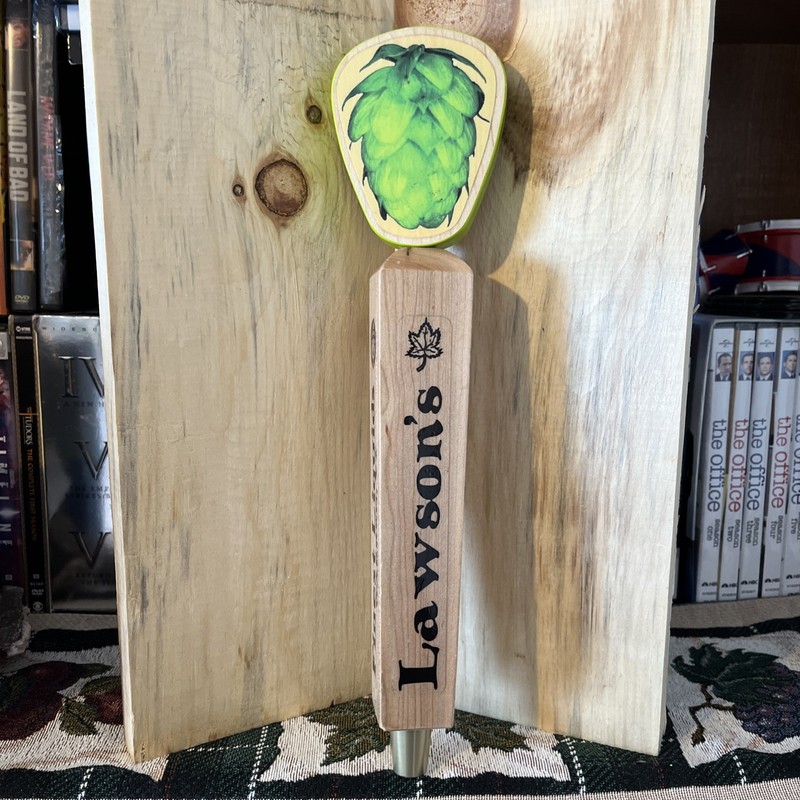 LAWSON'S Beer Tapper Handle 13” Wood BEER TAP HANDLE Super Session Chinooker’d