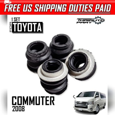 Caliper Disc Brake Pin Boot 4 PCs For Toyota Hiace Commuter Ventury KDH222