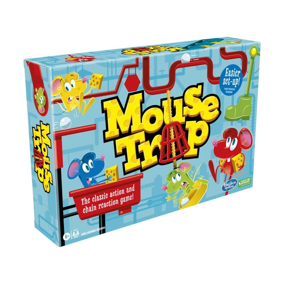 Hasbro Gaming Mouse Trap Board Game for Kids Ages 6 and Up, Classic Kids Game... - Image 4 of 4