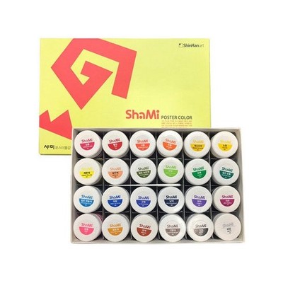 [SHINHAN] ShinHanart Shami Poster Color 20ml 24 colors