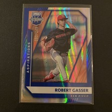 2021 Panini Elite Extra Edition Blue Aspirations #71 Robert Gasser /249 NA