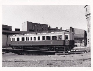 FOTO 16x21cm RESTAURIERTE SALONWAGEN BERLIN 11 REICHSAUSBESSERUNGSWERK POTSDAM