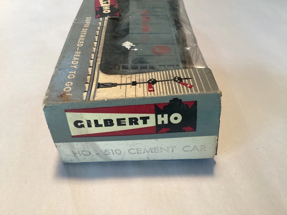 Винтажный Gilbert HO Monon цемент бункер автомобиля #510 в коробке - Изображение 2 из 4