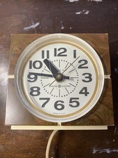 VTG General Electric Alarm Clock Model 7417-4 MCM Made In USA TESTED & WORKS