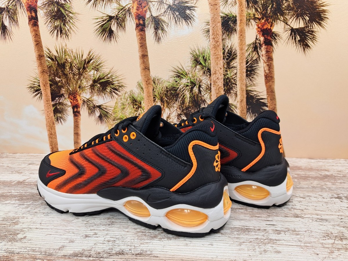 Nike Air Max TW SE Sneakers Black Total Orange FJ2590-001 Men's