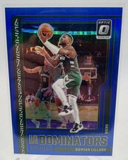 2023-24 Donruss Optic #7 Damian Lillard Elite Dominators Blue #/49