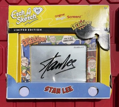 60th Anniversary Limited Edition Marvel Comics Etch A Sketch Stan Lee Excelsior!