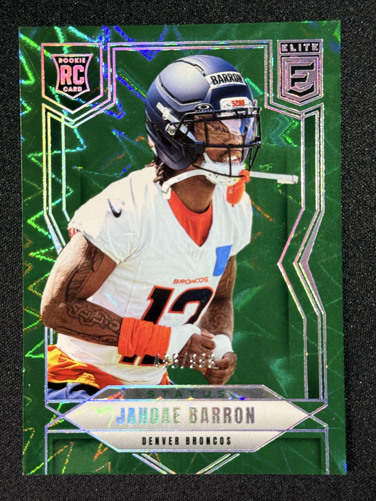 Jahdae Barron 496/999 ROOKIE - 2025 Donruss Elite Status Green #168