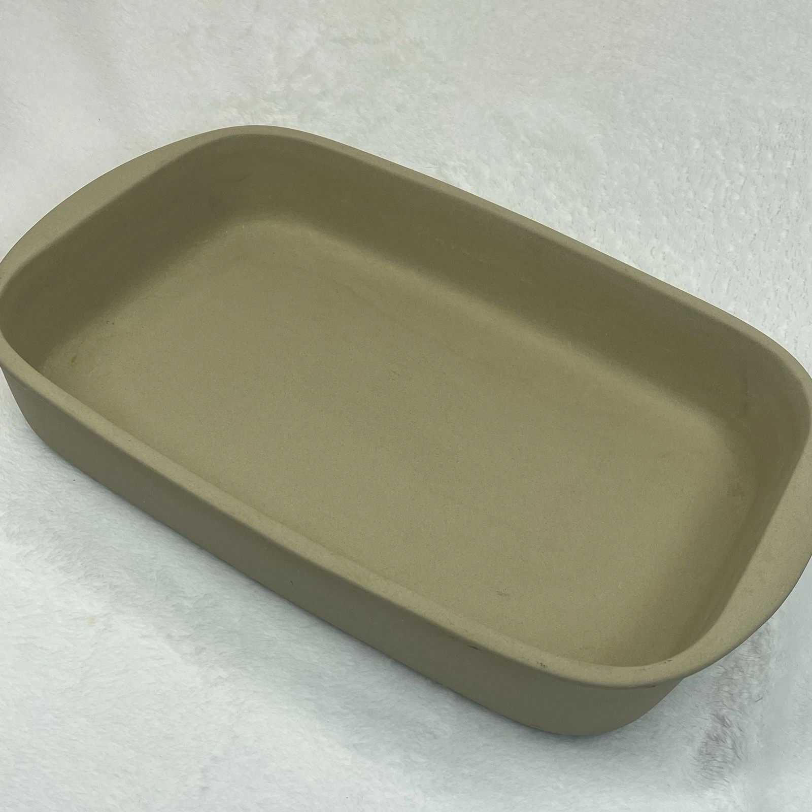 Pampered Chef 0913 Stoneware Baking Dish 15x9.5 Vintage 1992 USA