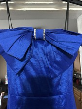 Blue Prom Dress With Train