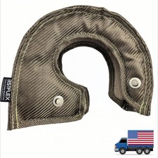 T4 Titanium Turbo Blanket Heat Shield Barrier Turbocharger Cover Wrap Fiber