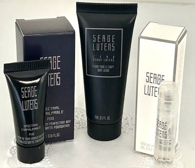 Serge Lutens l'Eau EDP 1ml +15ml Body Lotion Matte Foundation