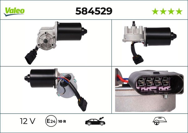 Wischermotor Vorne FüR Audi A6 C5 Avant A4 B5 Allroad-image