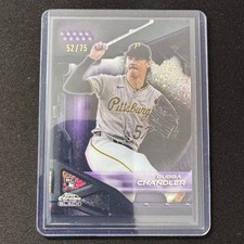 ⚙️BN 2026 TOPPS CHROME BLACK BASEBALL PURPLE MINI DIAMOND /75 RC BUBBA CHANDLER